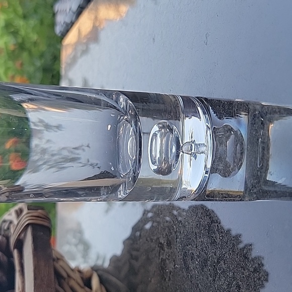 Stunning glass vase with controlled bubble - Picture 3 of 6